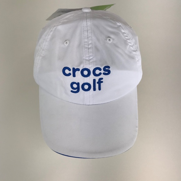 Crocs White - Sea Blue Fairway Golf Hat - Picture 1 of 7